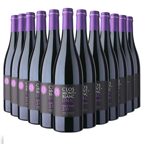 Case of 12 Clos Montblanc Unic Pinot Noir 75cl Red Wine